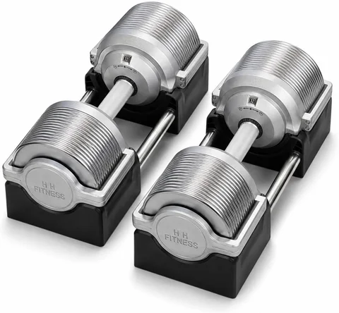 H H FITNESS Adjustable Dumbbells 32 kg